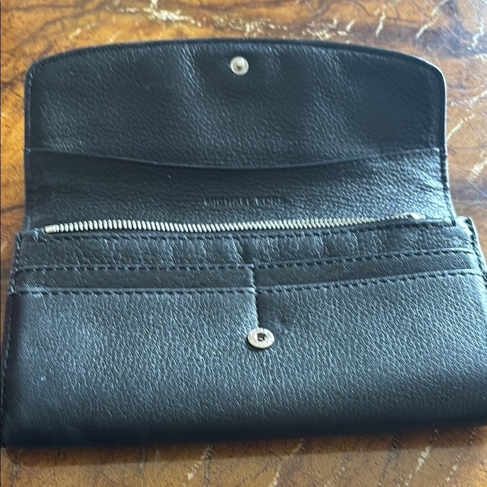 Michael Kors Black Leather Wallet